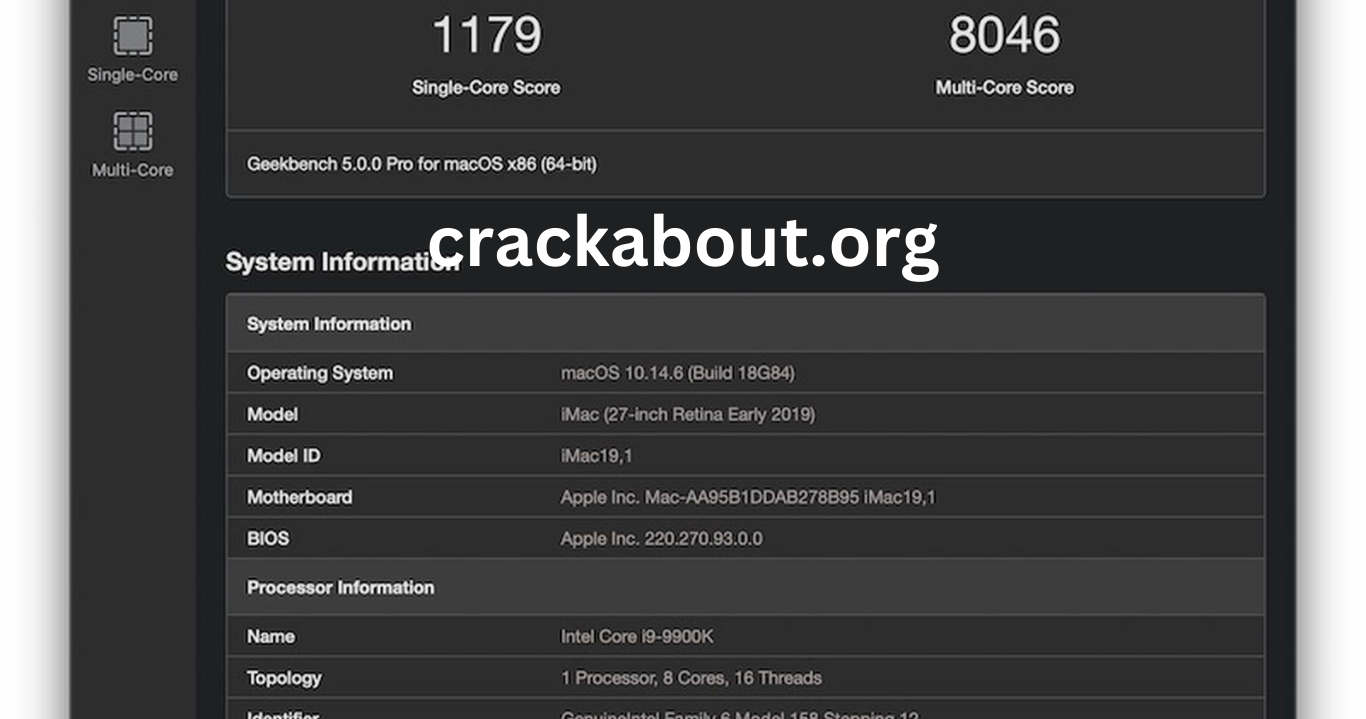 Geekbench Pro 6.2.2 Crack + Full License Key Free Download 2023